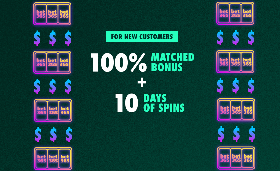 100% Matched Bonus + 10 days of Spins